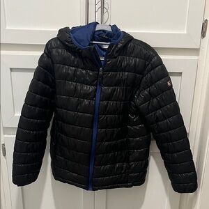 Kids Black Puffer Jacket